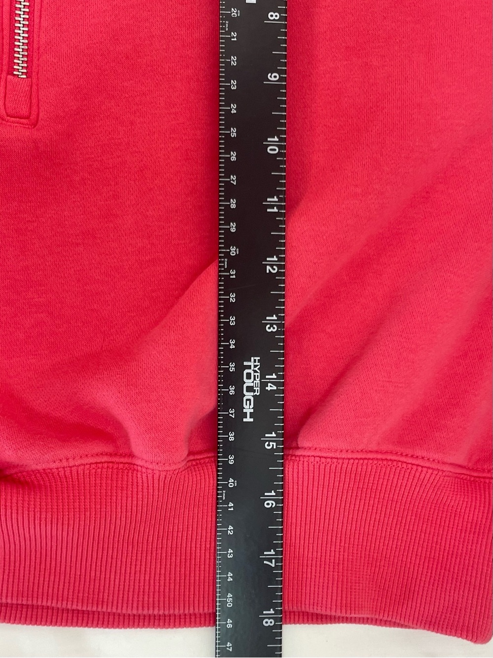 Nike Bright Pink Cropped Quarter-Zip Sweatshirt Women’s Size Small - Picture 8 of 8